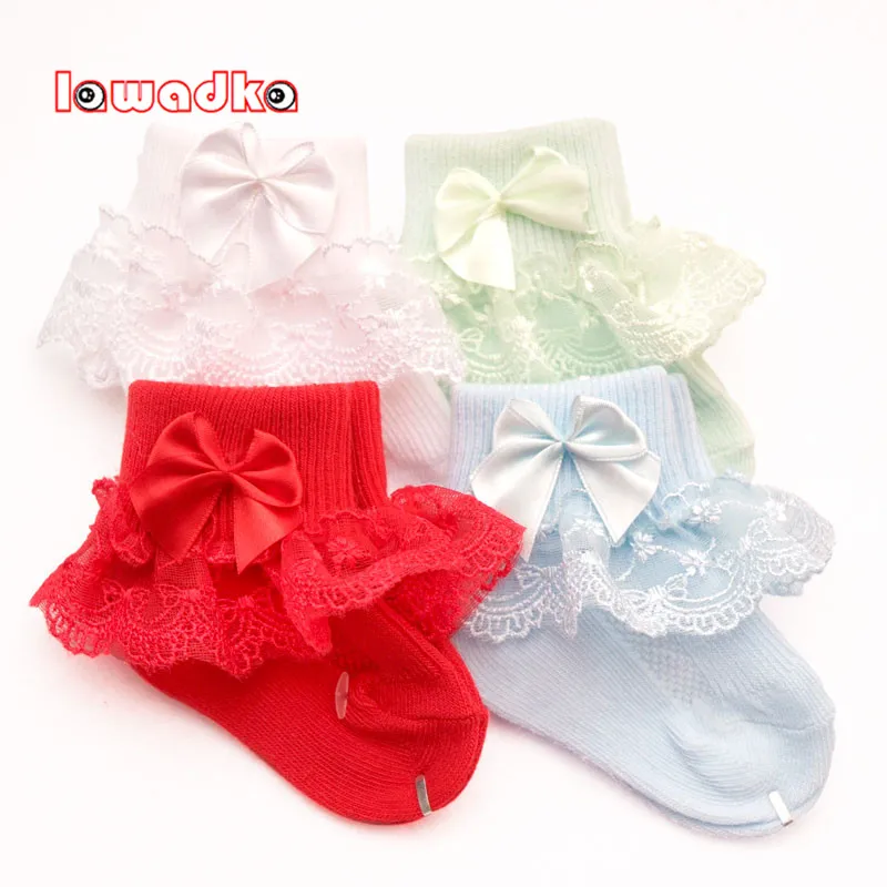 Lawadka 4Pairs/lot Solid Bow Lace Baby Socks Newborn Cotton Warm Baby Girls Sock Cute Toddler Socks Size SandM
Lawadka 4Pairs/lot Solid Bow Lace Baby Socks Newborn Cotton Warm Baby Girls Sock Cute Toddler Socks Size SandM