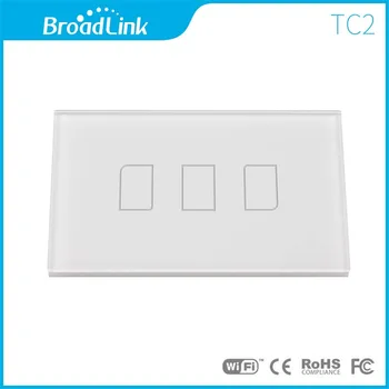 Broadlink US TC2 Wifi Touch Switch 3gang 110/220V for RM2 RM Pro Universal Remote Controller WIFI+IR+RF Wireless Control 433/315
Broadlink US TC2 Wifi Touch Switch 3gang 110/220V for RM2 RM Pro Universal Remote Controller WIFI+IR+RF Wireless Control 433/315