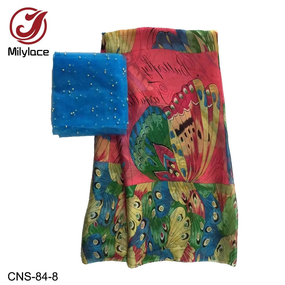 2019 Real Silk Fabric Colorful Hawaiian style 100% Silk 5 yards + French Beading Tulle Lace Fabric 2 yards for Dresses CNS-84
2019 Real Silk Fabric Colorful Hawaiian style 100% Silk 5 yards + French Beading Tulle Lace Fabric 2 yards for Dresses CNS-84