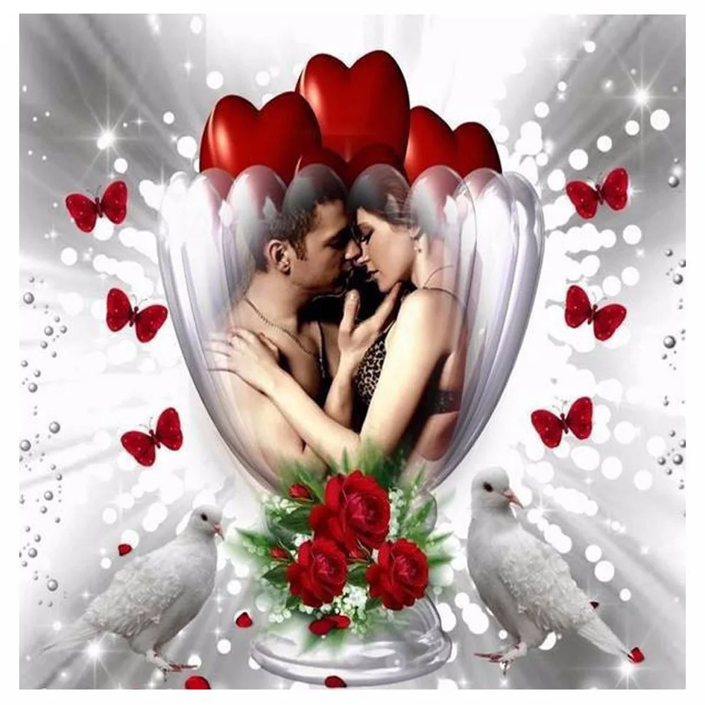 5D DIY Diamond Painting Flower Love Square Diamond Embroidery Cross Stitch Lovers Kissing Needlework Home Decorative MG16A466
5D DIY Diamond Painting Flower Love Square Diamond Embroidery Cross Stitch Lovers Kissing Needlework Home Decorative MG16A466