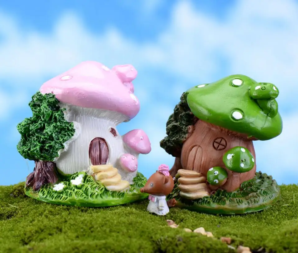 5pcs 6*7cm Mushroom House Garden For Moss Terrarium Fairy Garden Home Crafts Bonsai Doll House Miniatures Decoration
5pcs 6*7cm Mushroom House Garden For Moss Terrarium Fairy Garden Home Crafts Bonsai Doll House Miniatures Decoration