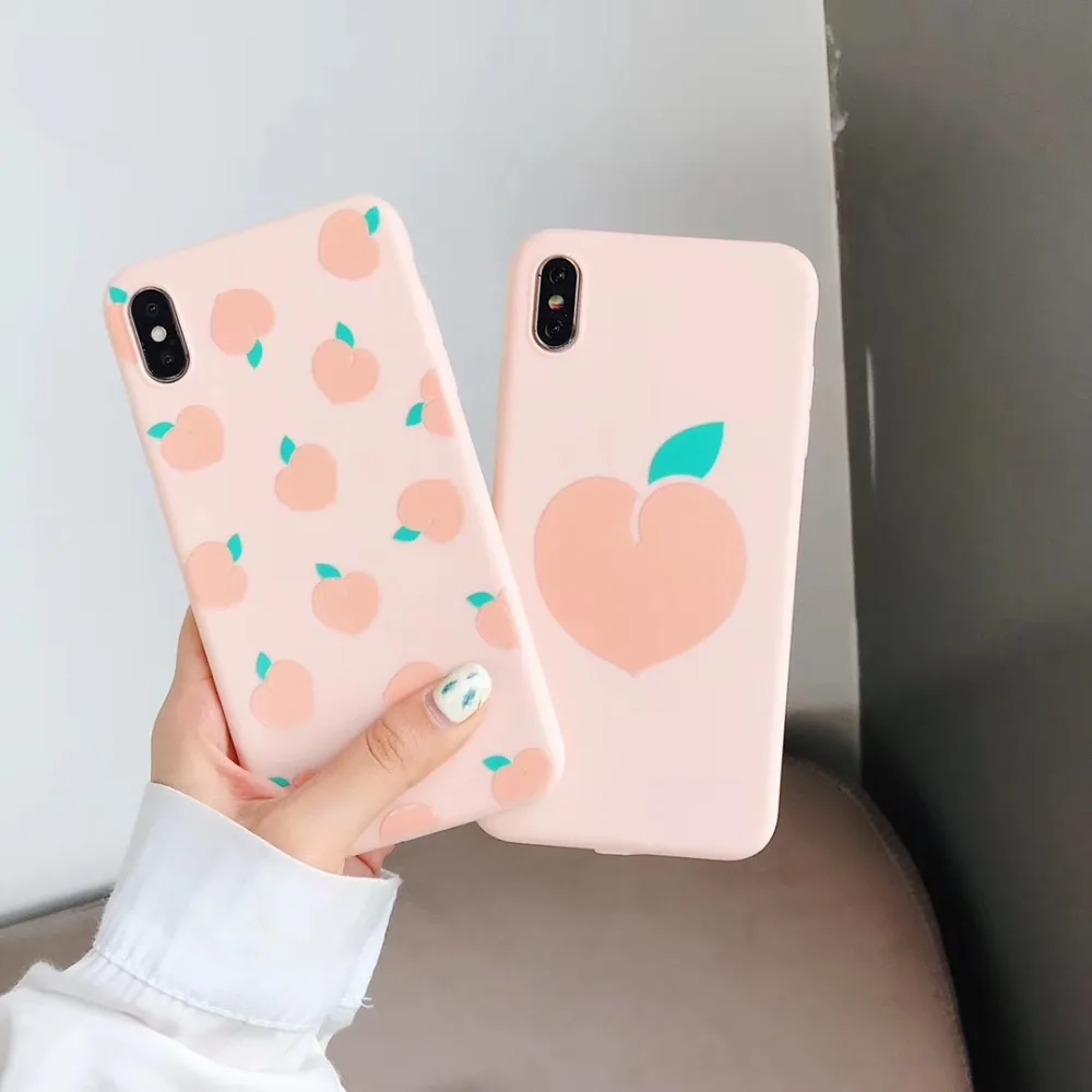 Cute fresh fruit peach phone case for iPhonexsmax xr x 7 7/8plus 6 6s color thick TPU silicone with lanyard hole back cover
Cute fresh fruit peach phone case for iPhonexsmax xr x 7 7/8plus 6 6s color thick TPU silicone with lanyard hole back cover