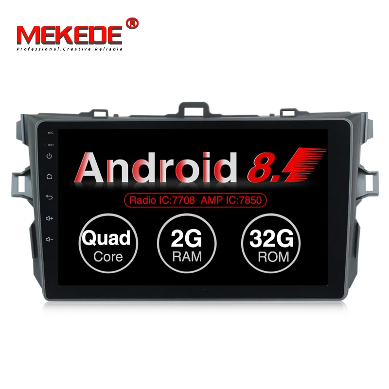 MEKEDE Android 8.1 Car Radio Multimedia NO 2din Video Player Navigation GPS For Toyota Corolla E140/150 Navigation 2007-2013
MEKEDE Android 8.1 Car Radio Multimedia NO 2din Video Player Navigation GPS For Toyota Corolla E140/150 Navigation 2007-2013