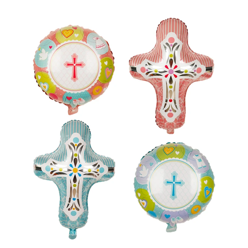 4pcs 18inch Easter Cross Round shape Balloons helium Pentecost large Jesus Cross Easter birthday party Decorations kids Balls
4pcs 18inch Easter Cross Round shape Balloons helium Pentecost large Jesus Cross Easter birthday party Decorations kids Balls