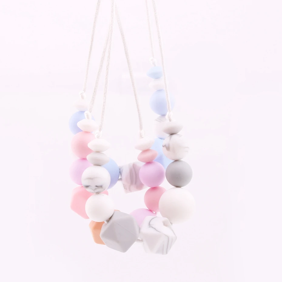 Bite Bites Pink Silicone Necklace Baby Teething Chew Beads For Mom Teethers BPA Free Food Grade DIY Jewelry Making Baby Teether
Bite Bites Pink Silicone Necklace Baby Teething Chew Beads For Mom Teethers BPA Free Food Grade DIY Jewelry Making Baby Teether