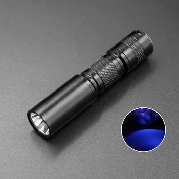 Professional Fluorescent agent detection UV 395nm led Flashlight torch lamp purple violet light For 1xAA / 14500
Professional Fluorescent agent detection UV 395nm led Flashlight torch lamp purple violet light For 1xAA / 14500