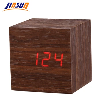 JINSUN Sensor Wood Clock Led Display Bamboo Clock Digital Alarm Clock Led desk Clock Show Temp Time Voice Control despertador
JINSUN Sensor Wood Clock Led Display Bamboo Clock Digital Alarm Clock Led desk Clock Show Temp Time Voice Control despertador