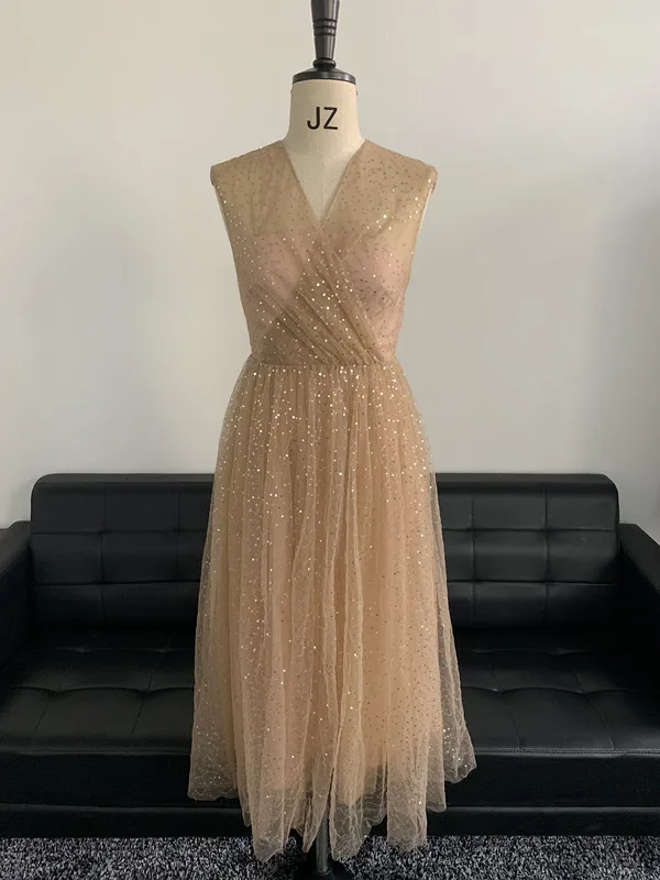 Party Dresses fashion women's high-end luxury spring summer elegant slim sequin embroidery sexy mesh sleeveless Maxi Dress
Party Dresses fashion women's high-end luxury spring summer elegant slim sequin embroidery sexy mesh sleeveless Maxi Dress