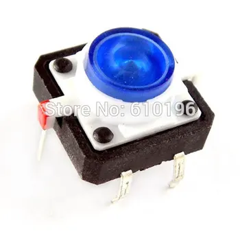20PCS/LOT Vertical Blue Color LED Reset Tactile Button Normally Open Touch Switch 12*12 4 Pin
20PCS/LOT Vertical Blue Color LED Reset Tactile Button Normally Open Touch Switch 12*12 4 Pin