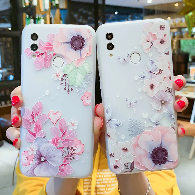 Silicone Case For Huawei P Smart 2019 3D Relief Floral Cases For Huawei Mate 10 Mate 20 Pro P30 P20 Pro Lite Frosted Phone Cover
Silicone Case For Huawei P Smart 2019 3D Relief Floral Cases For Huawei Mate 10 Mate 20 Pro P30 P20 Pro Lite Frosted Phone Cover