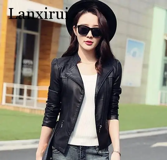 New Fashion Autumn Winter Women Brand Faux Soft Leather Jackets PU Black Blazer Zippers Coat Motorcycle Outerwear
New Fashion Autumn Winter Women Brand Faux Soft Leather Jackets PU Black Blazer Zippers Coat Motorcycle Outerwear
