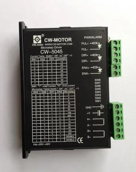 Good quality 2phase driver for CW5045 stepper motor stepping motor driver 50V/4.5A
Good quality 2phase driver for CW5045 stepper motor stepping motor driver 50V/4.5A