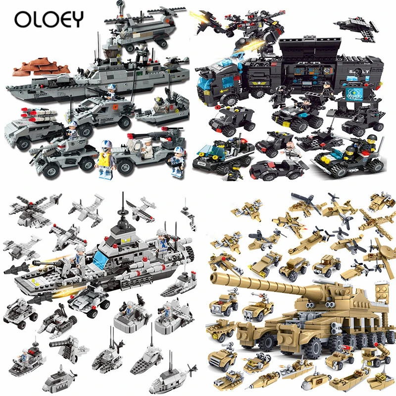 Building Blocks Toys Military Children Assembling Puzzle Car Compatible Variety of Gameplay Special Police Military base New
Building Blocks Toys Military Children Assembling Puzzle Car Compatible Variety of Gameplay Special Police Military base New