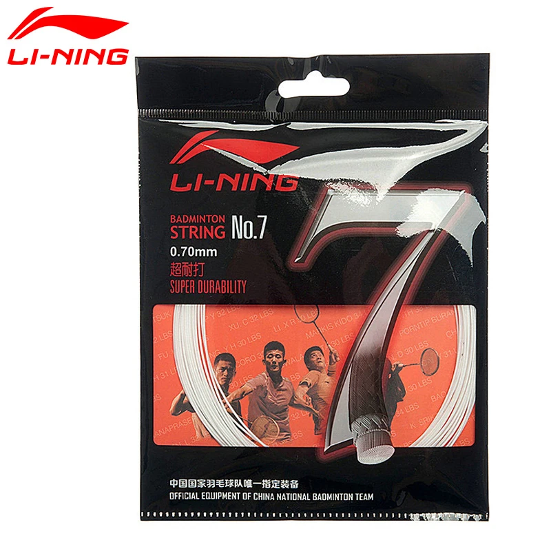 

Li-Ning NO.7 Badminton String Super Durability 10M For 1 Piece of Racket LiNing Sports Badminton Accessory String AXJJ014 ZYF151