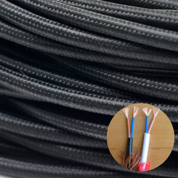 8M Fabric Cable Cord Vintage Pendant Light Electrical Wire Twist Braided Retro Textile Electric Wire Lamp Woven Braided Cables
8M Fabric Cable Cord Vintage Pendant Light Electrical Wire Twist Braided Retro Textile Electric Wire Lamp Woven Braided Cables