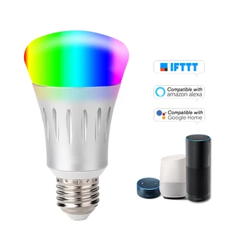 Smart WIFI LED Bulb 11W Dimmable Light Phone Remote Control Compatible with Alexa Google Home Voice Control Light Bulb
Smart WIFI LED Bulb 11W Dimmable Light Phone Remote Control Compatible with Alexa Google Home Voice Control Light Bulb