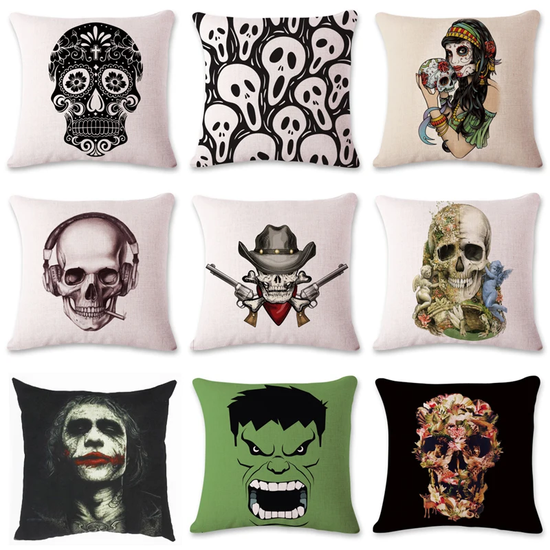 2019 European Fashion Simple Girl Cushion Cover Clown Hulk Throw Pillow Cover Cotton Linen Decorative For Sofa Car Pillowcases
2019 European Fashion Simple Girl Cushion Cover Clown Hulk Throw Pillow Cover Cotton Linen Decorative For Sofa Car Pillowcases
