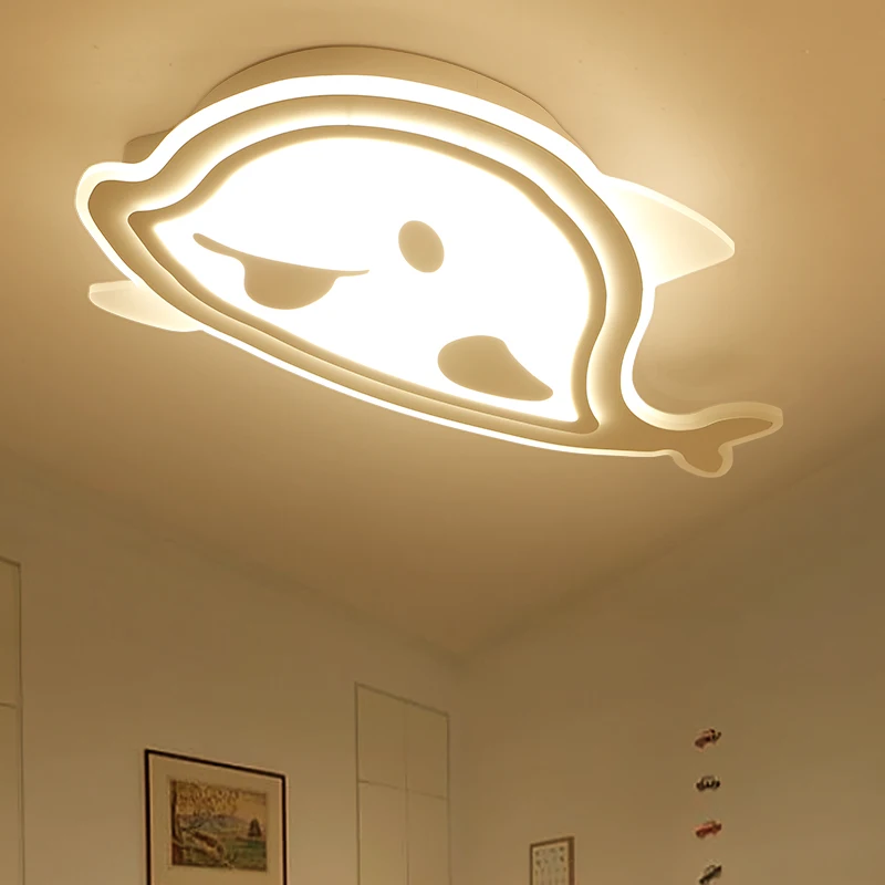 Modern children's room warm LED ceiling lamp creative whale cartoon eye care Ceiling Lights LO72111
Modern children's room warm LED ceiling lamp creative whale cartoon eye care Ceiling Lights LO72111