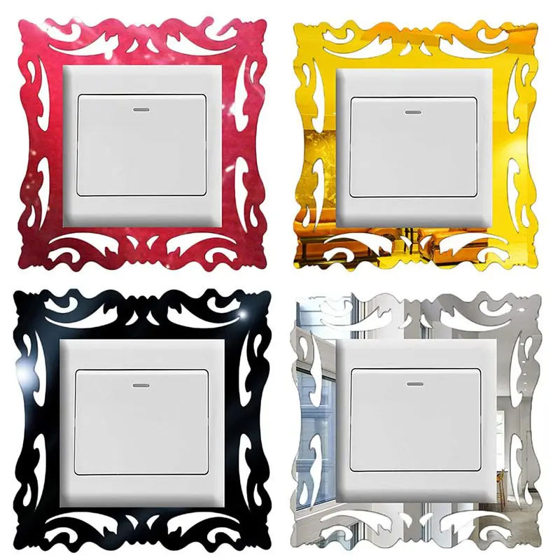Acrylic Mirror Switch Sticker Home Decor Wall Stickers decor living room Photo Frame For Shop Home Wall Decoration
Acrylic Mirror Switch Sticker Home Decor Wall Stickers decor living room Photo Frame For Shop Home Wall Decoration