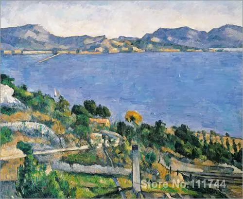

art impressionism L Estaque II Paul Cezanne paintings reproduction High quality Hand painted