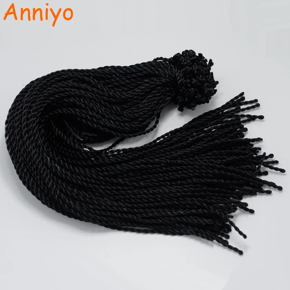 Anniyo Length 49cm 50pcs Wholesale Black Rope Chain DIY Jewelry Ethiopian Rope Accessories (No Metal Hook) #850P50
Anniyo Length 49cm 50pcs Wholesale Black Rope Chain DIY Jewelry Ethiopian Rope Accessories (No Metal Hook) #850P50