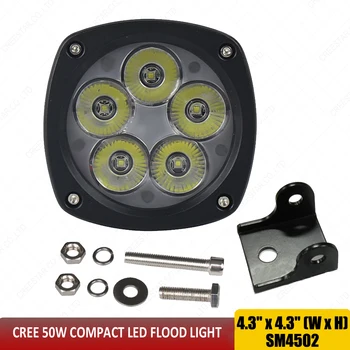 4.25 x 4.25 inch 50W Led Work Lights For John Deere Tractor Loader SUV ATV Off road Impact Led Driving lights x1pc
4.25 x 4.25 inch 50W Led Work Lights For John Deere Tractor Loader SUV ATV Off road Impact Led Driving lights x1pc