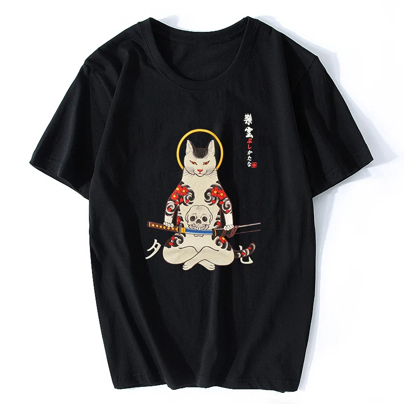 2019 Streetwear Japan Style Ukiyo E Funny Samurai Cat Anime TShirts Mens Short Sleeve T-shirts Hip Hop Tees
2019 Streetwear Japan Style Ukiyo E Funny Samurai Cat Anime TShirts Mens Short Sleeve T-shirts Hip Hop Tees