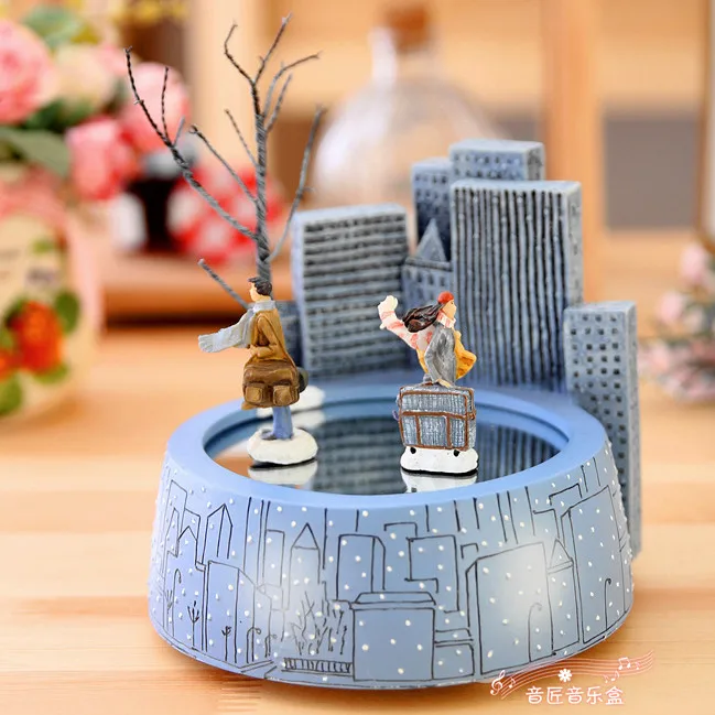 Free shipping Jimi magnet music box romantic rotating lovers music box birthday gift Christmas gifts
Free shipping Jimi magnet music box romantic rotating lovers music box birthday gift Christmas gifts