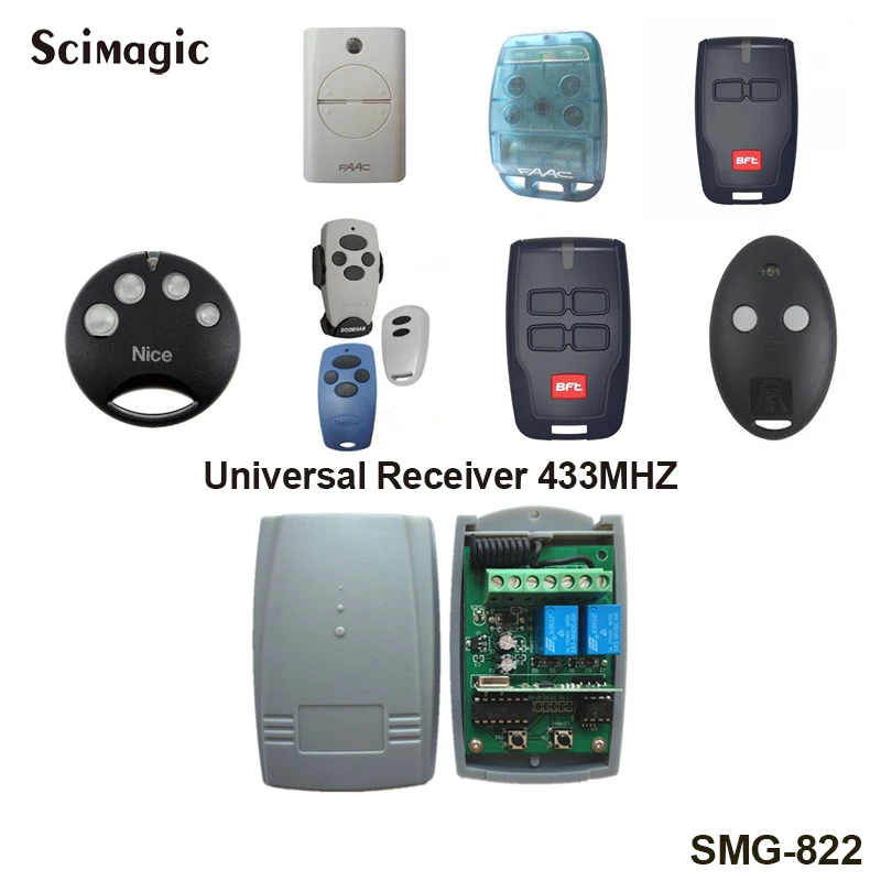 Universal 2 channel Wireless Garage Door 433MHZ Rolling Code Receiver wireless relay remote control switch free shipping
Universal 2 channel Wireless Garage Door 433MHZ Rolling Code Receiver wireless relay remote control switch free shipping