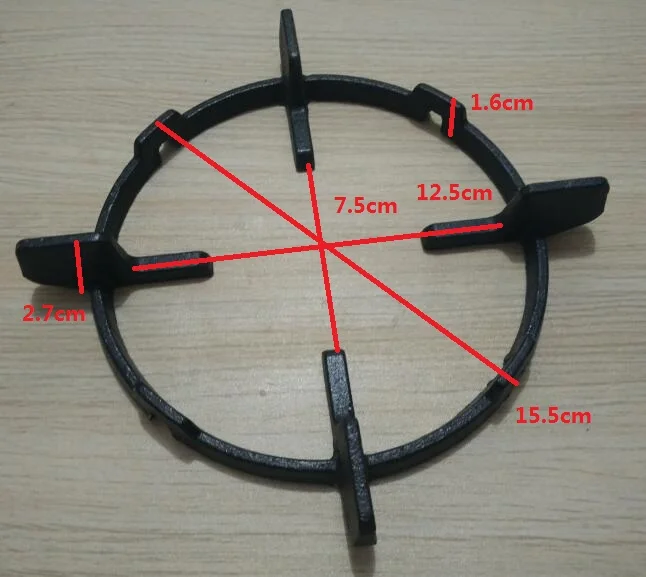 Cooktop Parts Cast Iron small milk pot rack 15.5cm