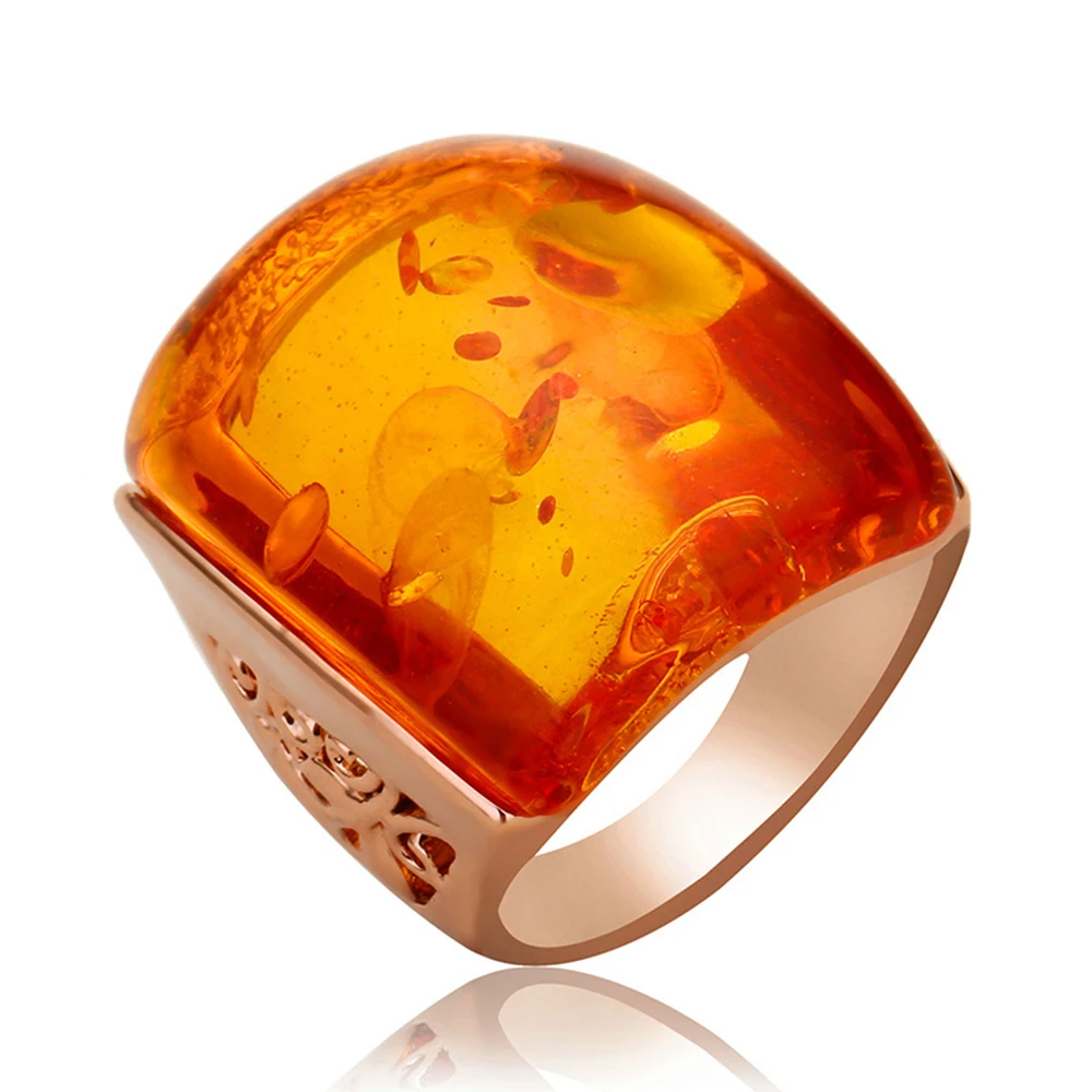 Dazzling orange resin big stone ring for women/fashion women jewel rose gold vintage ring bague femme SP257
Dazzling orange resin big stone ring for women/fashion women jewel rose gold vintage ring bague femme SP257