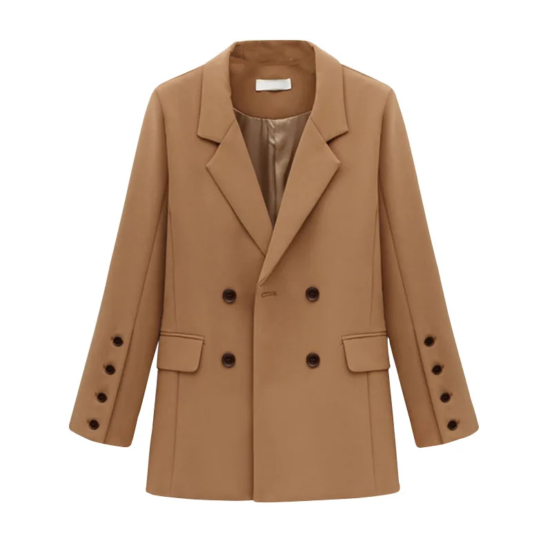 2019 New Spring Jacket Wild Loose Long Section Women's Suits Long Sleeve Turn-down Collar Temperament Female Coat
2019 New Spring Jacket Wild Loose Long Section Women's Suits Long Sleeve Turn-down Collar Temperament Female Coat