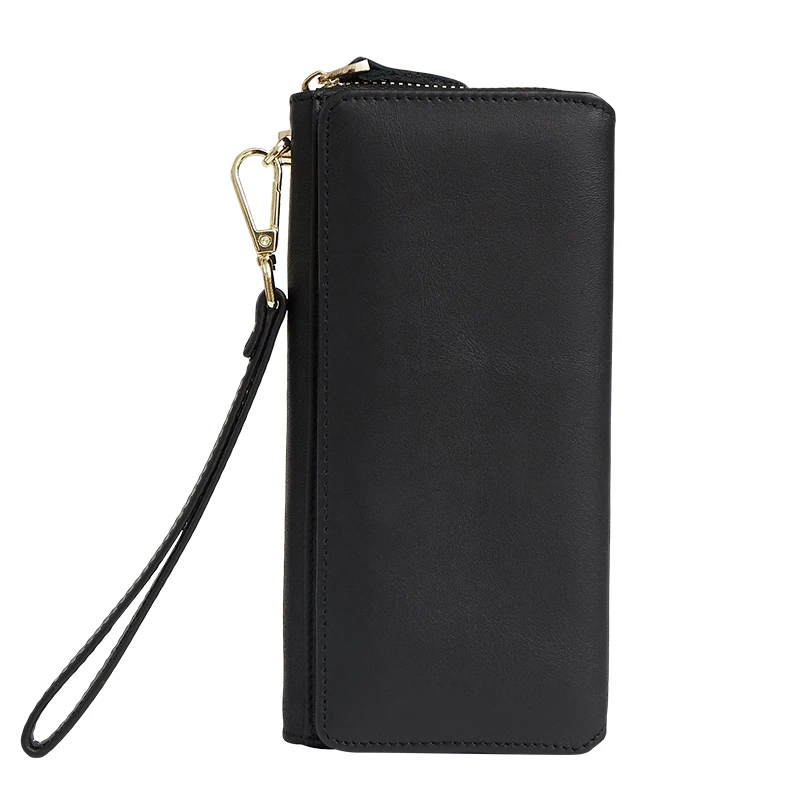 Men 100% Genuine Leather Clutch Bag Long Wallet Wrist Money Coin Pocket Credit Card Holder Business Male Bifold Purse Handy Bag
Men 100% Genuine Leather Clutch Bag Long Wallet Wrist Money Coin Pocket Credit Card Holder Business Male Bifold Purse Handy Bag