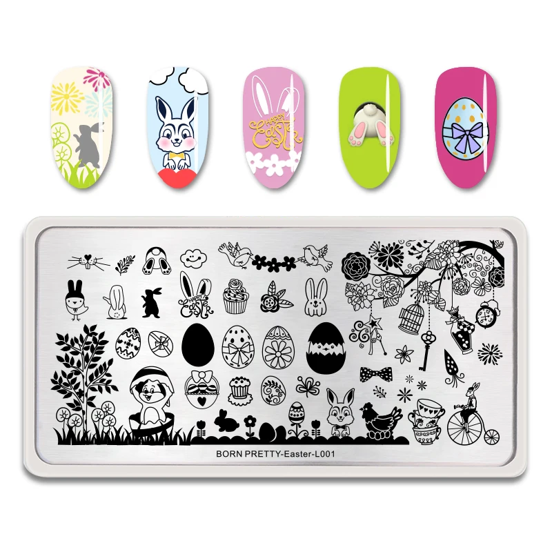 BORN PRETTY Rectangle Nail Art Image Template Flowers Multi-pattern Nail Decoration Nail Art Template Easter Series L001
BORN PRETTY Rectangle Nail Art Image Template Flowers Multi-pattern Nail Decoration Nail Art Template Easter Series L001