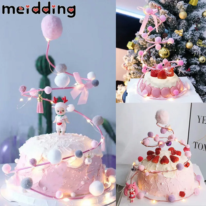 1set Wedding Cake Decoration Cake Metal Swirls with Pompoms Cake Toppers Birthday Party Decorations Kids Cake Decorating Tools
1set Wedding Cake Decoration Cake Metal Swirls with Pompoms Cake Toppers Birthday Party Decorations Kids Cake Decorating Tools