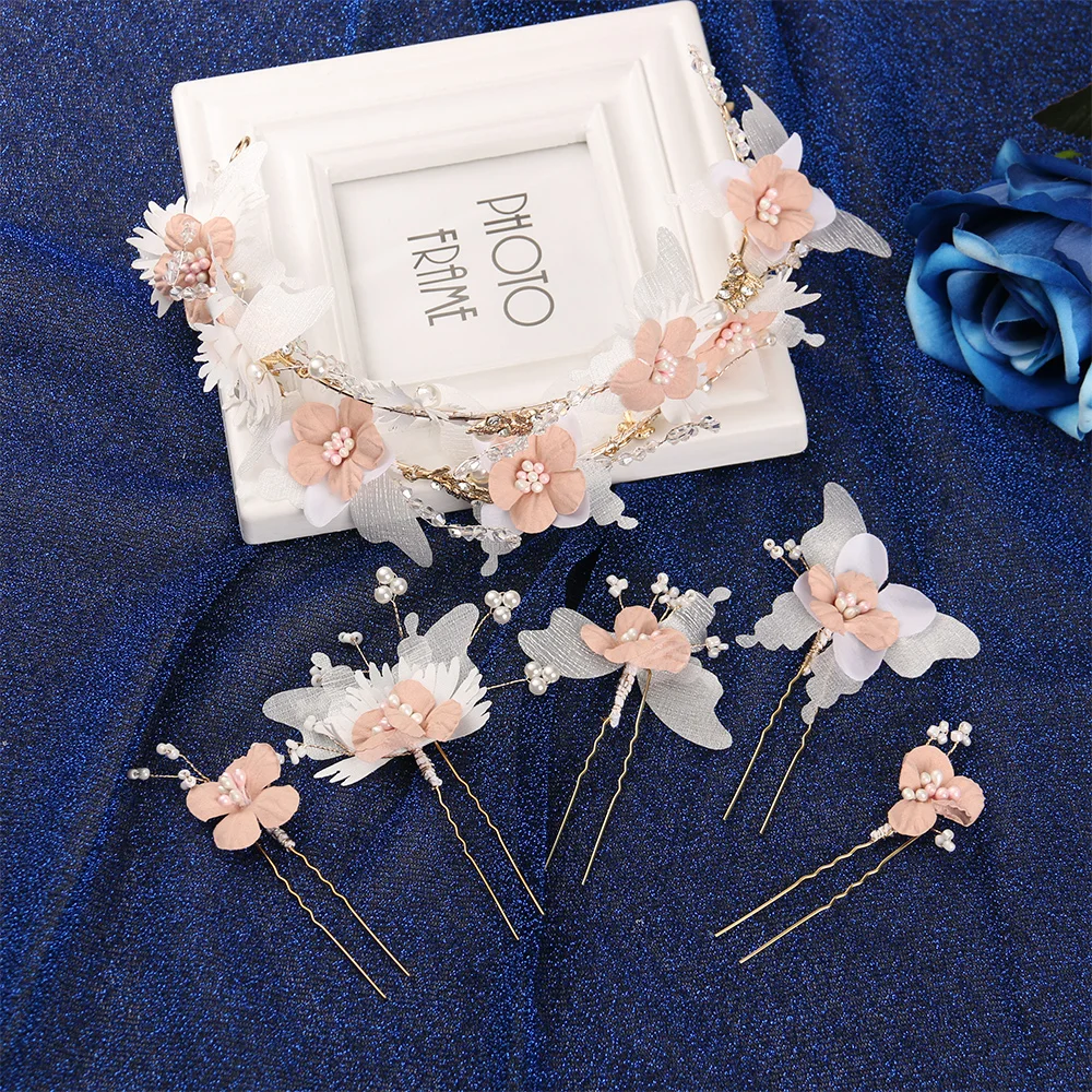Luxury Women Dry Flower Hairpin Set White Hair Combs Barrettes Sets Brides Tiara Headdress Women Wedding Hair Accessories
Luxury Women Dry Flower Hairpin Set White Hair Combs Barrettes Sets Brides Tiara Headdress Women Wedding Hair Accessories