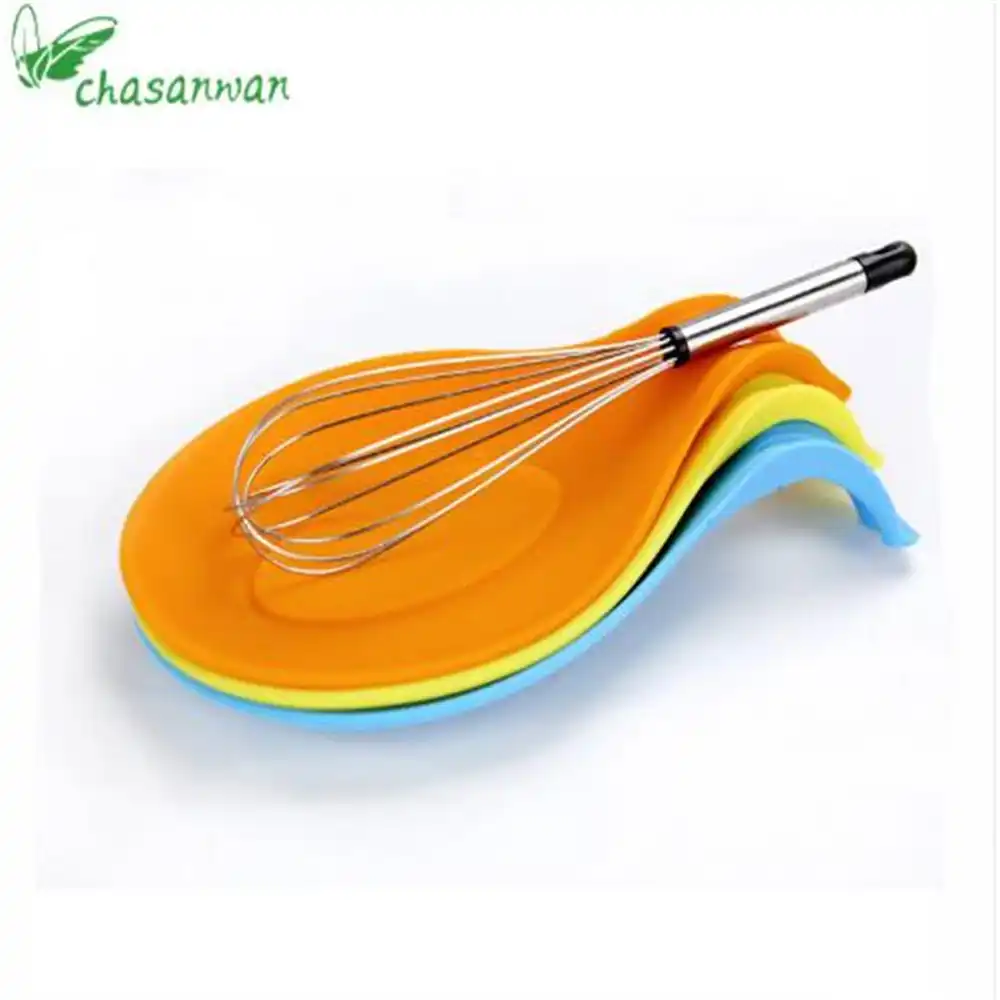 Kitchen Accessories 1 Pcs European Style Silicone Spoon Mat