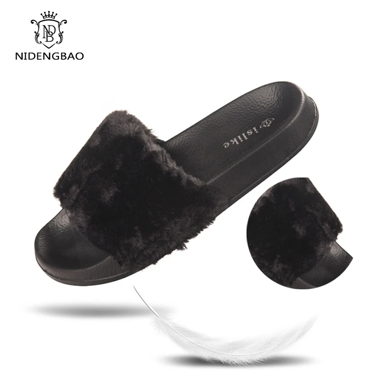 Slippers Women Zapatos Mujer Ladies Slip On Sliders Fluffy Faux Fur Flat New Fashion Female Casual Slipper Flip Flop Sandals
Slippers Women Zapatos Mujer Ladies Slip On Sliders Fluffy Faux Fur Flat New Fashion Female Casual Slipper Flip Flop Sandals