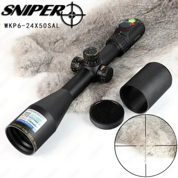 SNIPER WKP 6-24X50 SAL Hunting Rifle Scope Side Parallax Adjustment Glass Etched Reticle RG Illuminated with Bubble Level
SNIPER WKP 6-24X50 SAL Hunting Rifle Scope Side Parallax Adjustment Glass Etched Reticle RG Illuminated with Bubble Level