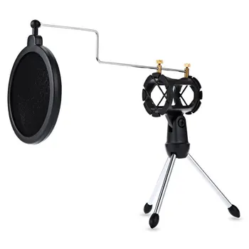 Hot Selling PS-05 Adjustable Desktop Tripod Studio Condenser Stand For Microphone With Windscreen Filter Cover Rubber Rings
Hot Selling PS-05 Adjustable Desktop Tripod Studio Condenser Stand For Microphone With Windscreen Filter Cover Rubber Rings