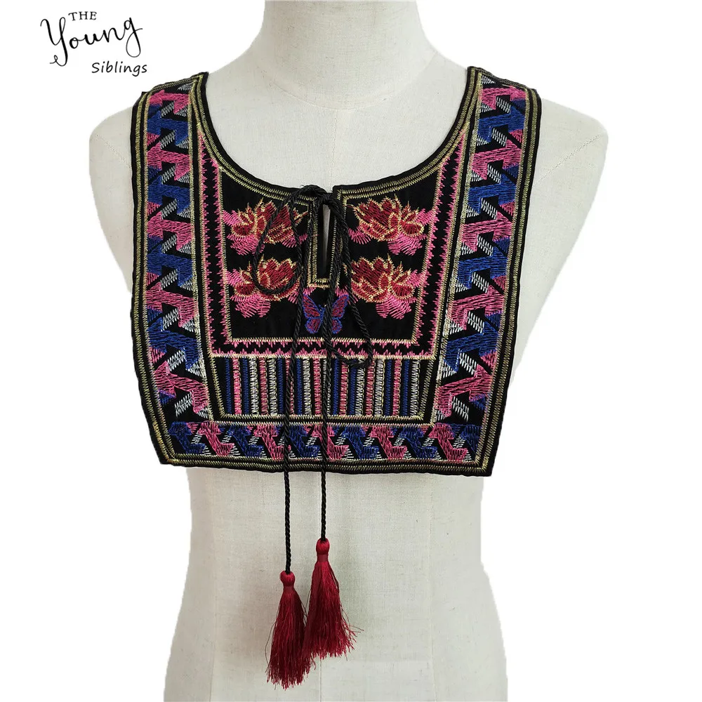 Embroidery Lace lotus flower U-shape Neckline sewing Applique Ethnic style Lace Collar Sewing Craft Supplies Clothing Accessory
Embroidery Lace lotus flower U-shape Neckline sewing Applique Ethnic style Lace Collar Sewing Craft Supplies Clothing Accessory