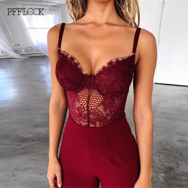 PFFLOOK Lace Women Jumpsuit Romper 2019 Clubwear Patchwork Playsuit Bodycon Hollow Out Sexy Party Jumpsuit Overalls Female
PFFLOOK Lace Women Jumpsuit Romper 2019 Clubwear Patchwork Playsuit Bodycon Hollow Out Sexy Party Jumpsuit Overalls Female