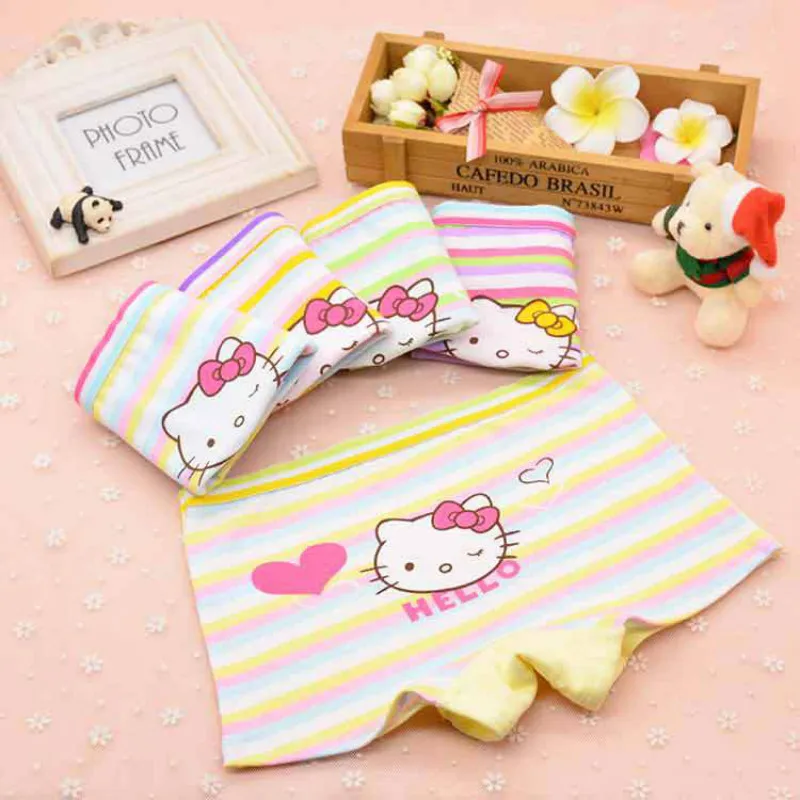 2019 High Quality Girl Underwear New Printing Hello Kitty Cartoon Children's Underpants Cotton Girl Panties Flat Shorts Briefs
2019 High Quality Girl Underwear New Printing Hello Kitty Cartoon Children's Underpants Cotton Girl Panties Flat Shorts Briefs