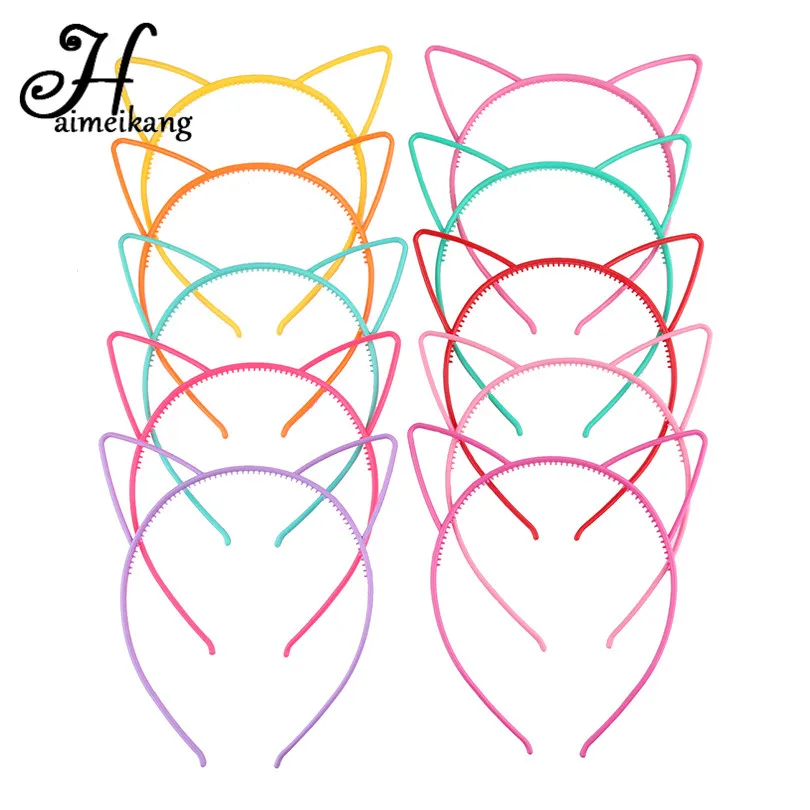 Haimeikang Solid Candy Colour Color Plastic Cat Ear Tiara Princess Headband Hair band With Teeth girls kids Hair Accessories
Haimeikang Solid Candy Colour Color Plastic Cat Ear Tiara Princess Headband Hair band With Teeth girls kids Hair Accessories