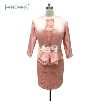 FANOVAIS Coral Short with Jacekt Dress Vestido