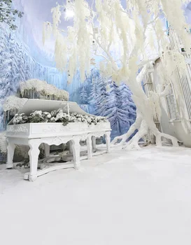 5X7ft Vinyl Photography Backgrounds Piano Winter Snow Tree White Floor Wedding Child Photographic Backdrops for Photo Studio
5X7ft Vinyl Photography Backgrounds Piano Winter Snow Tree White Floor Wedding Child Photographic Backdrops for Photo Studio