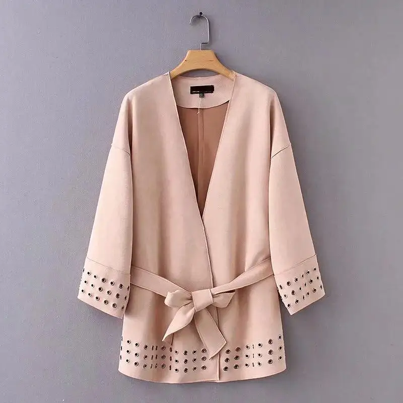 2019 Spring New Arrival Fine Suede Jacket For Women V Neck Kimono Style Long Leather Trench Coat Faux Suede Jacket Free Shipping
2019 Spring New Arrival Fine Suede Jacket For Women V Neck Kimono Style Long Leather Trench Coat Faux Suede Jacket Free Shipping