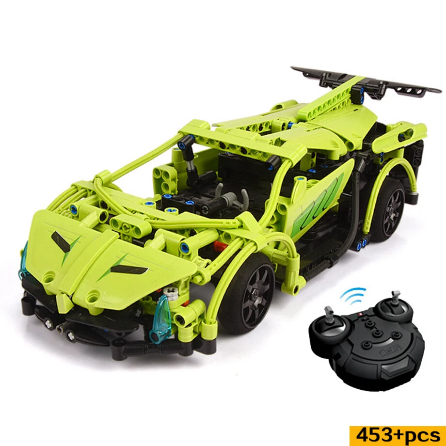 Technics 2.4Ghz radio remote control greeen super sports car bricks model speed rc toys famous Lambor building block for gifts
Technics 2.4Ghz radio remote control greeen super sports car bricks model speed rc toys famous Lambor building block for gifts