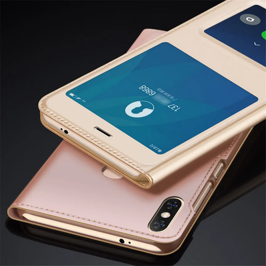 Luxury Flip leather Case for Xiaomi Redmi 6 View Open Window Cover on Xiaomi Redmi 6A Xiaomi Redmi 6 Pro Case Coque
Luxury Flip leather Case for Xiaomi Redmi 6 View Open Window Cover on Xiaomi Redmi 6A Xiaomi Redmi 6 Pro Case Coque