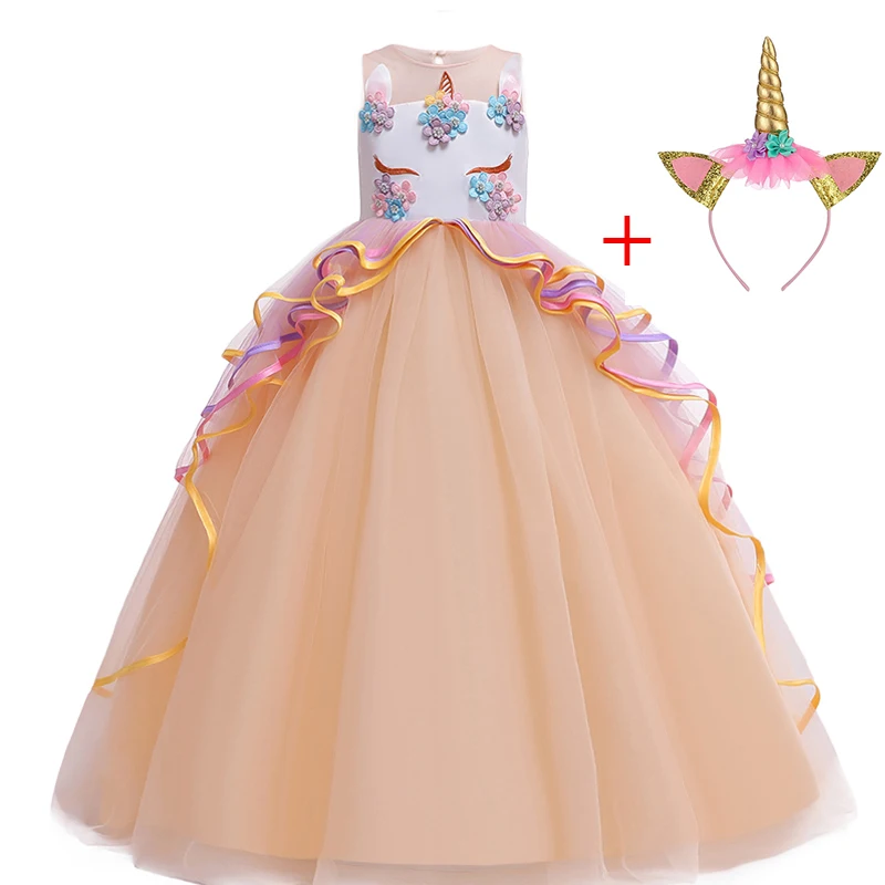 Unicorn Party Kids Dresses For Girls Long Princess Dress Children Carnival Costume Flower Girls Wedding Dress4 6 8 10 12 14 Year
Unicorn Party Kids Dresses For Girls Long Princess Dress Children Carnival Costume Flower Girls Wedding Dress4 6 8 10 12 14 Year